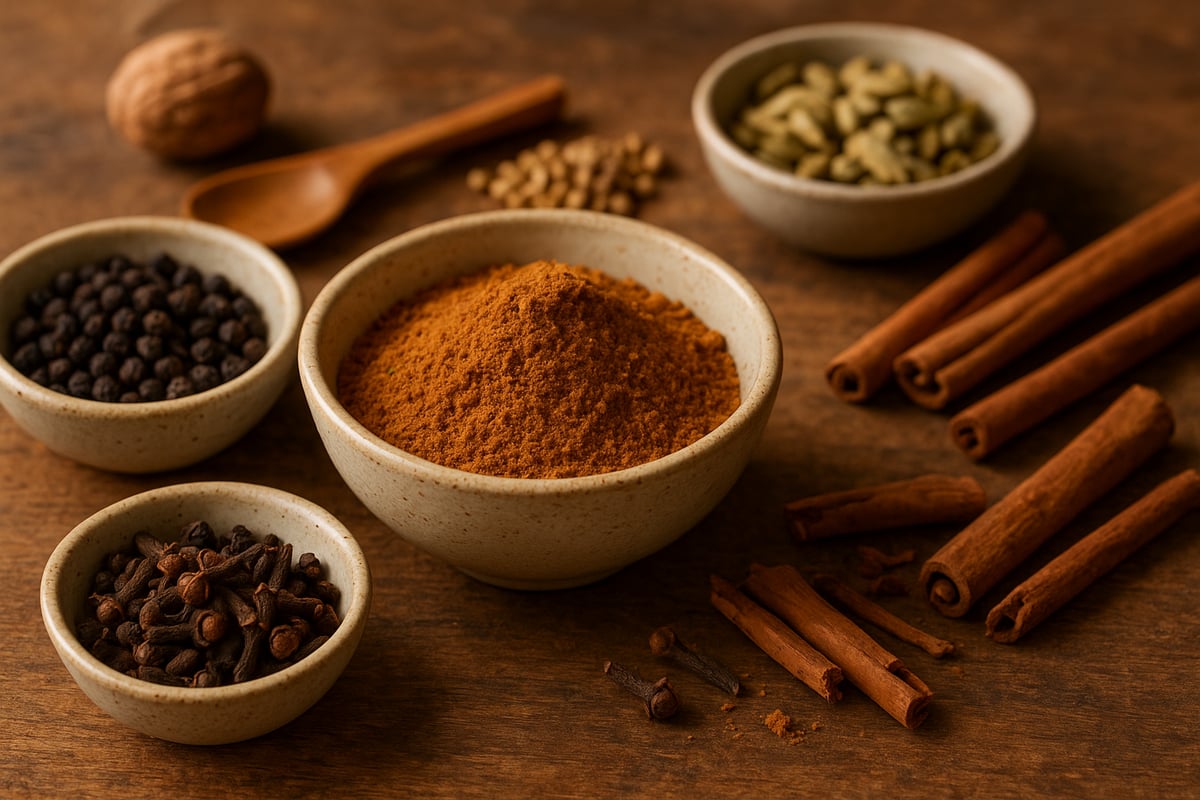 Composition et variantes du mélange 4 épices