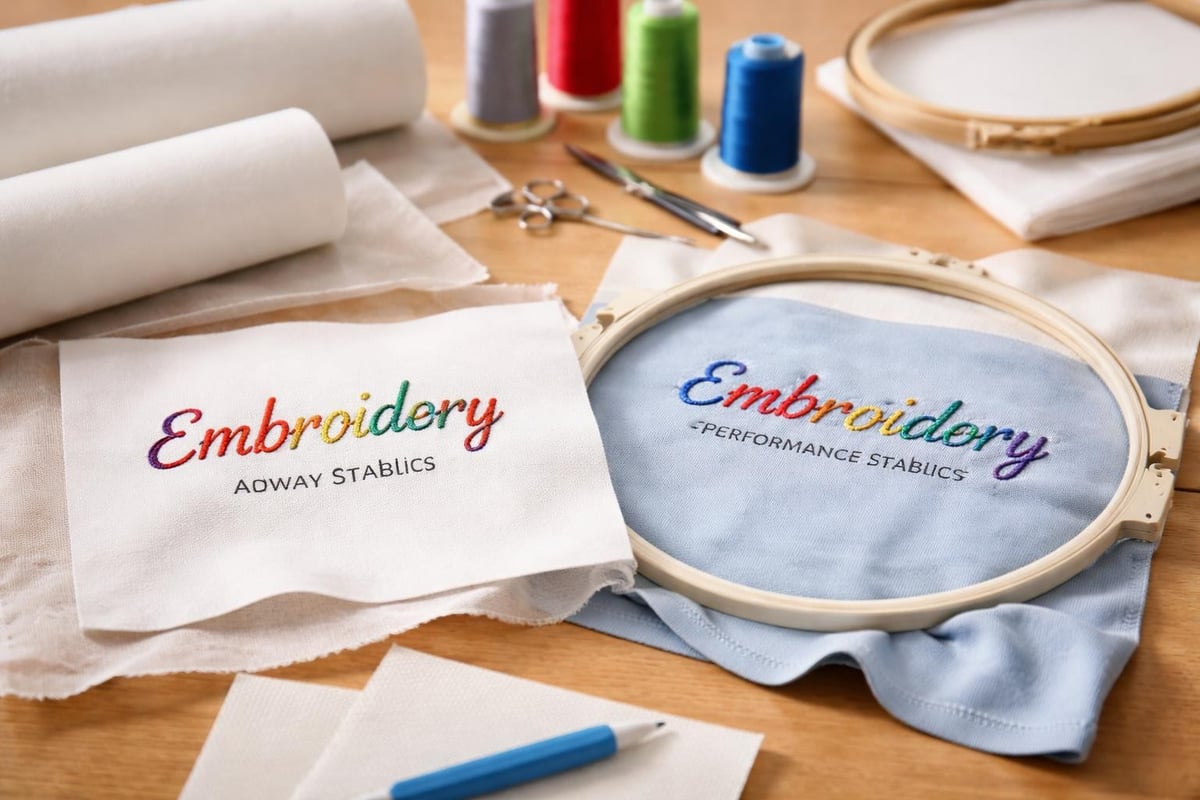 Fabric types for embroidery