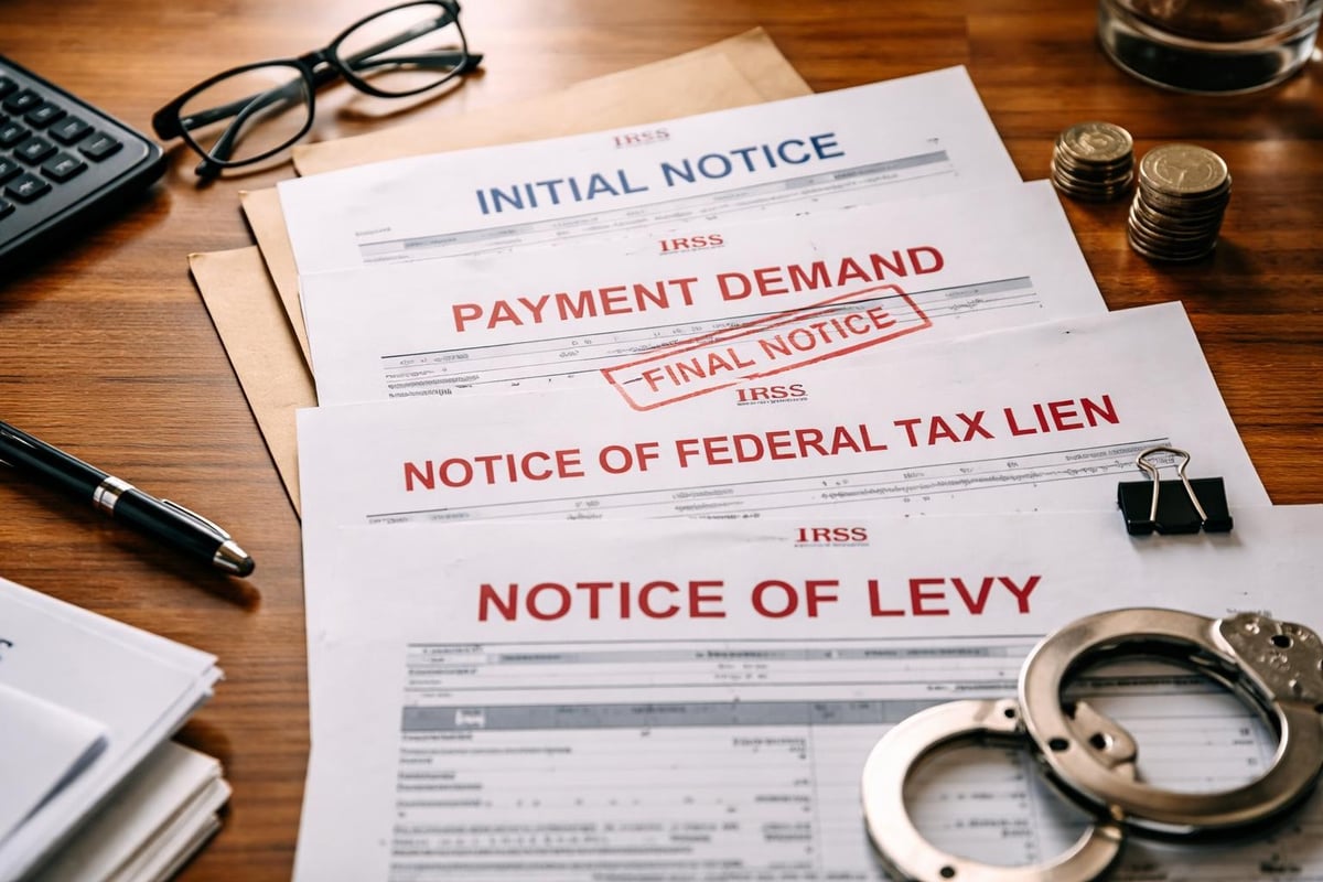 IRS collection process stages