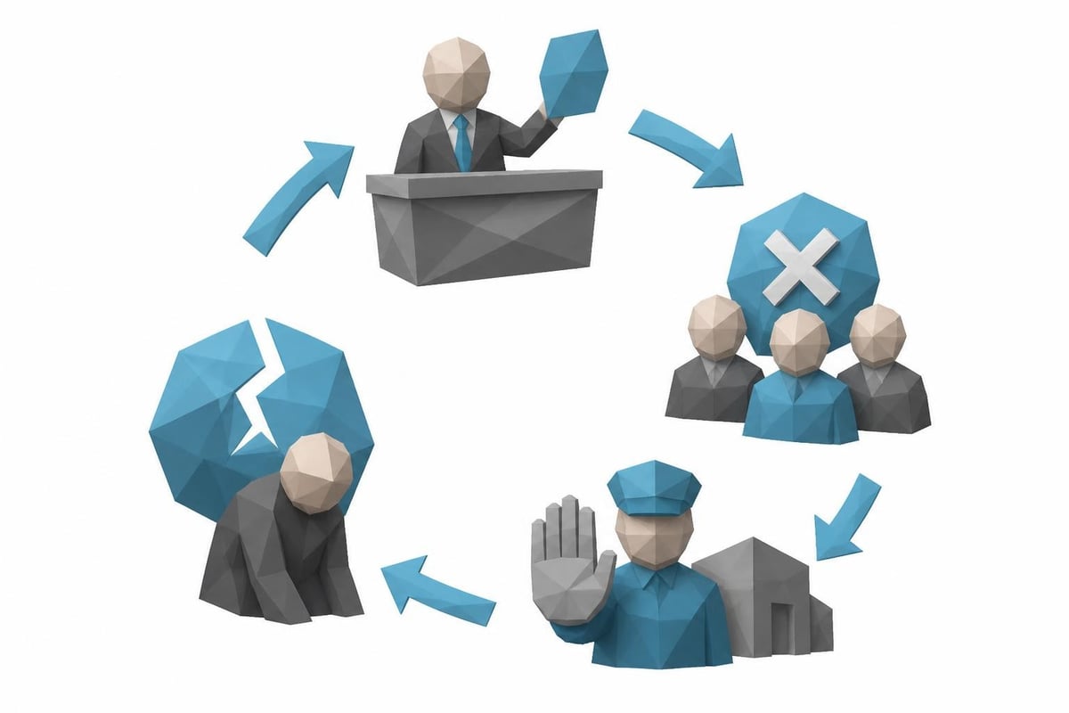 Trust erosion cycle in RTO mandates