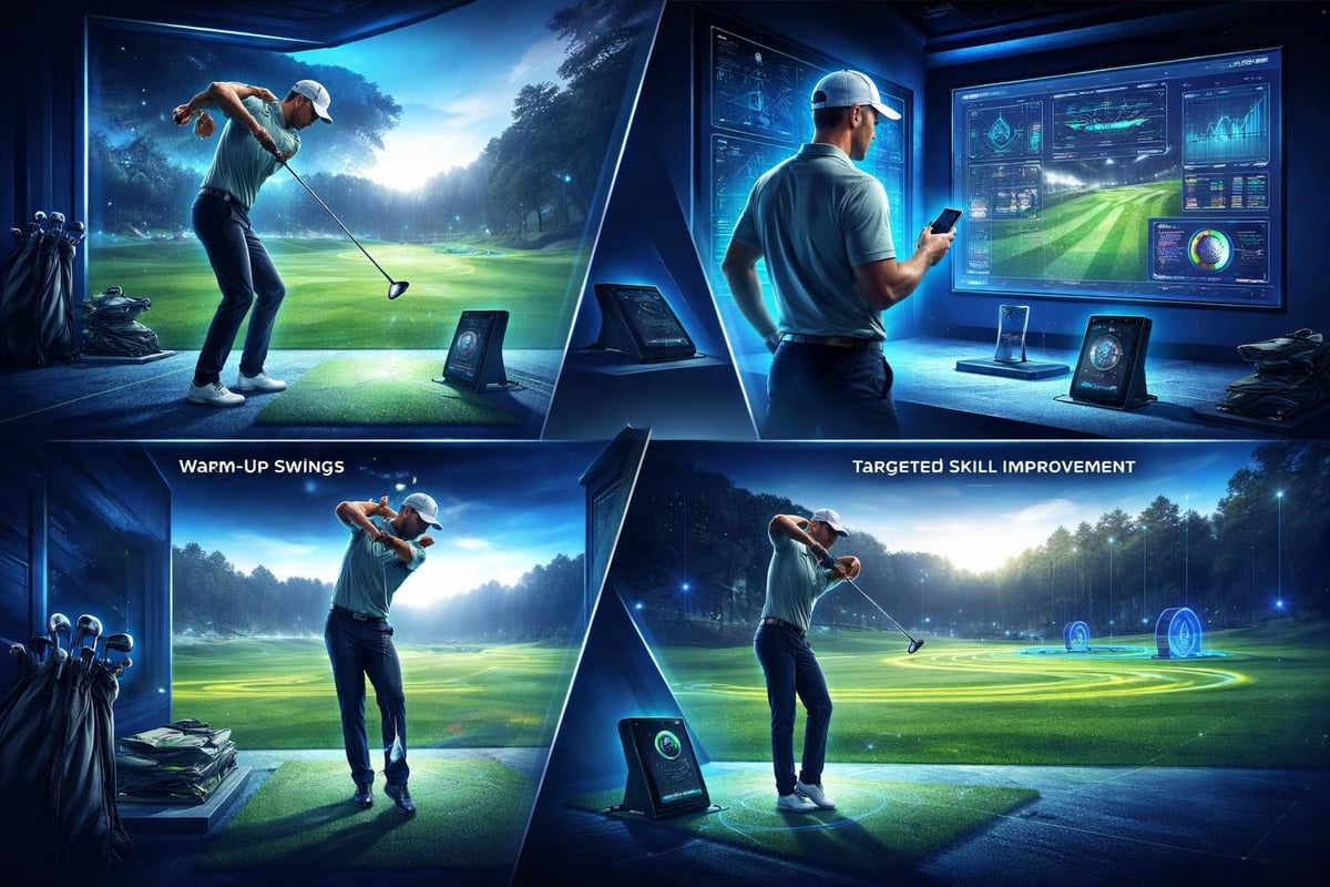 Golf practice workflow with MLM2PRO