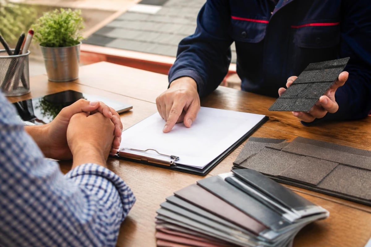 Roofing contract evaluation