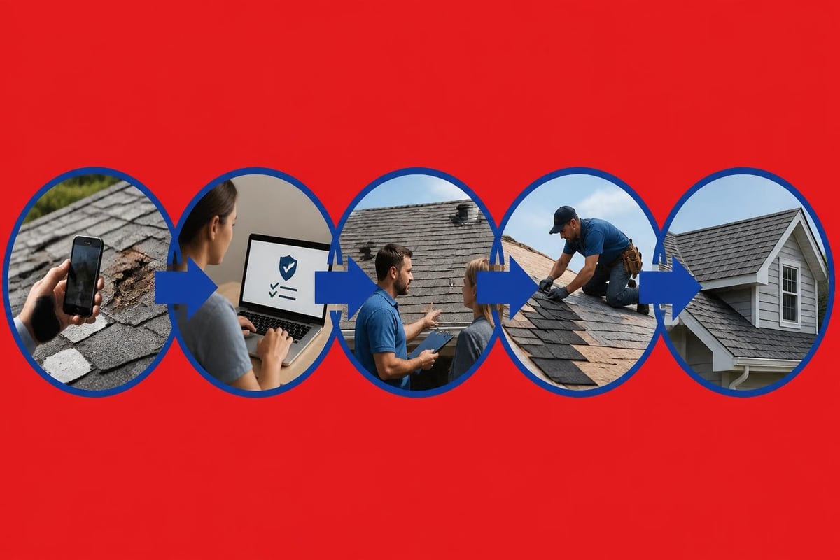 Storm damage insurance claim process