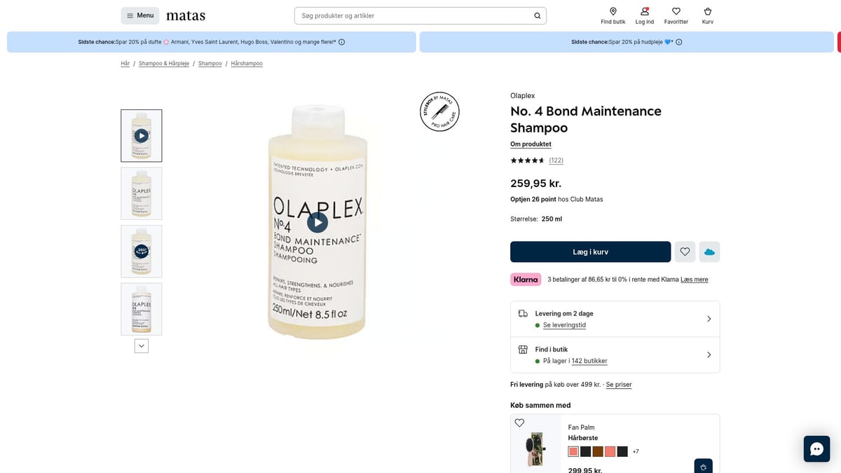 8 Populære Vegansk Shampoo Valg til Sundt Hår i 2026 - Olaplex No. 4 Bond Maintenance Shampoo