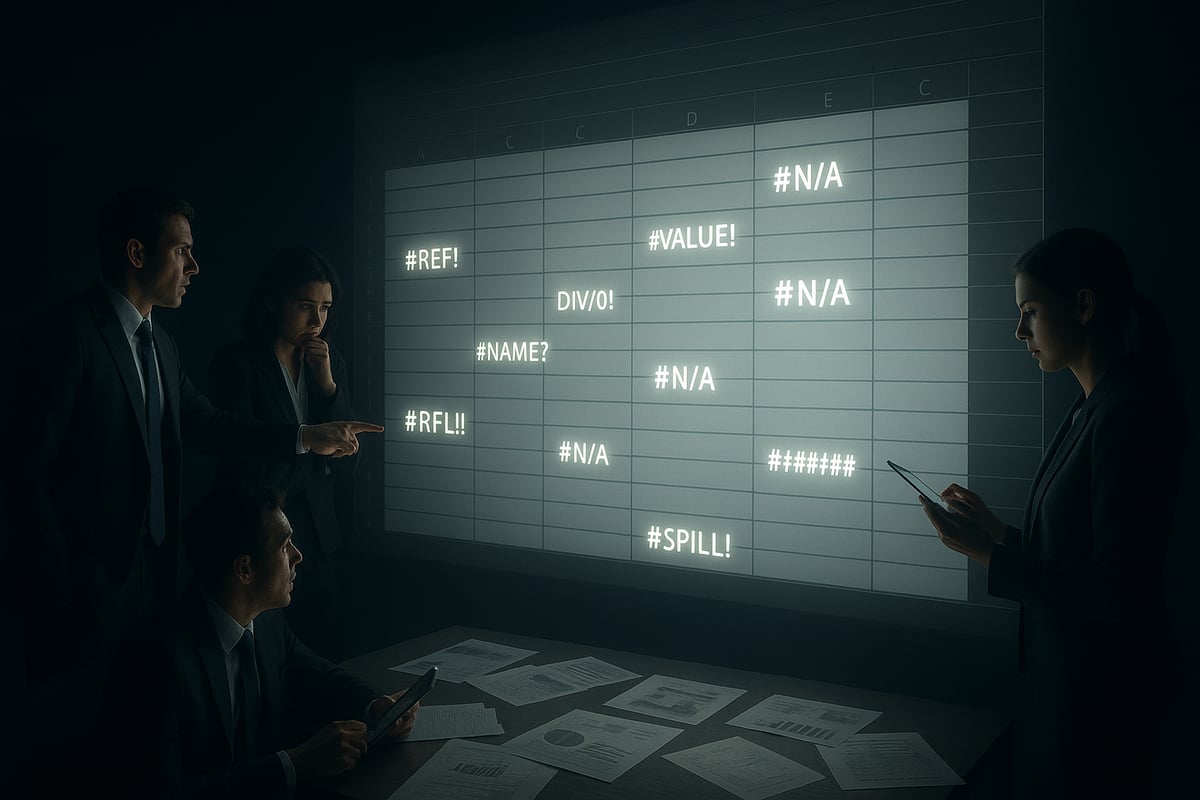 7 Common Spreadsheet Errors to Watch Out for in 2025