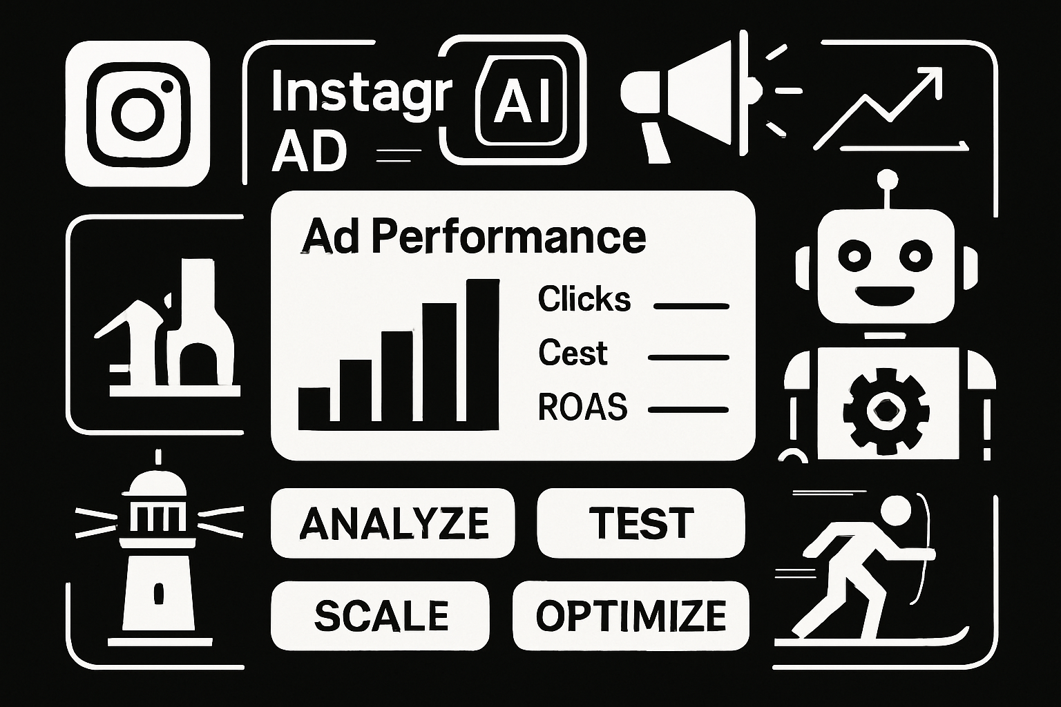 Optimalisering og skalering av Instagram-annonser i 2025