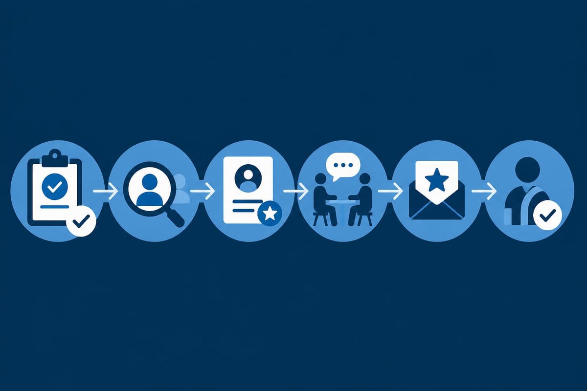 Hiring workflow stages