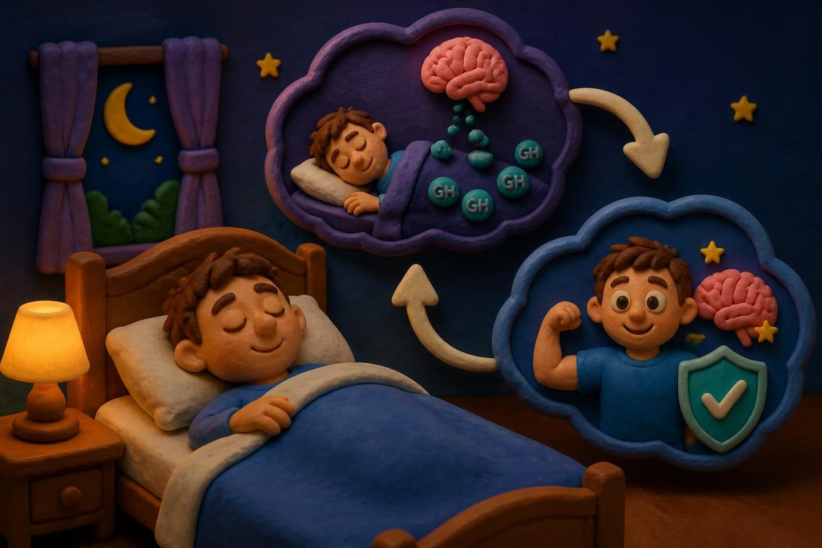 Growth hormone and sleep cycle relationship