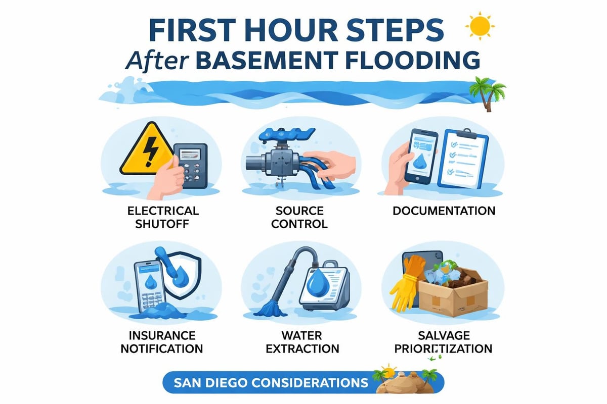 Basement Flooding Clean Up Service: San Diego Guide | Water Damage ...