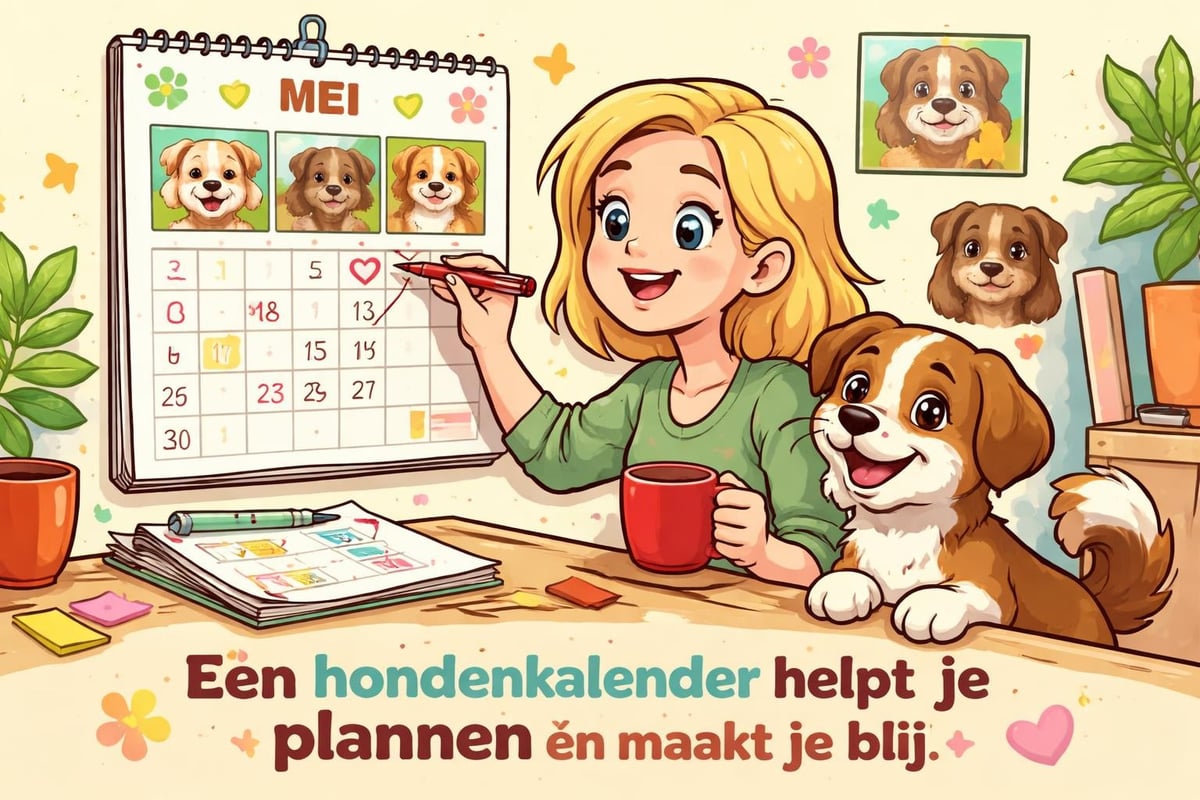 Puppy kalender organisatie voordelen