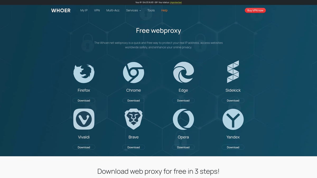 7 Essential Private Proxy Free Tools for Secure Browsing 2025 - Whoer Proxy