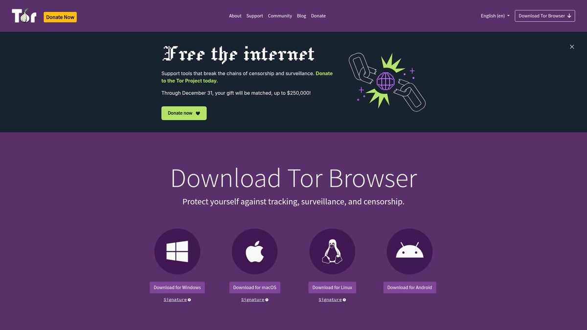 7 Essential Private Proxy Free Tools for Secure Browsing 2025 - Tor Browser