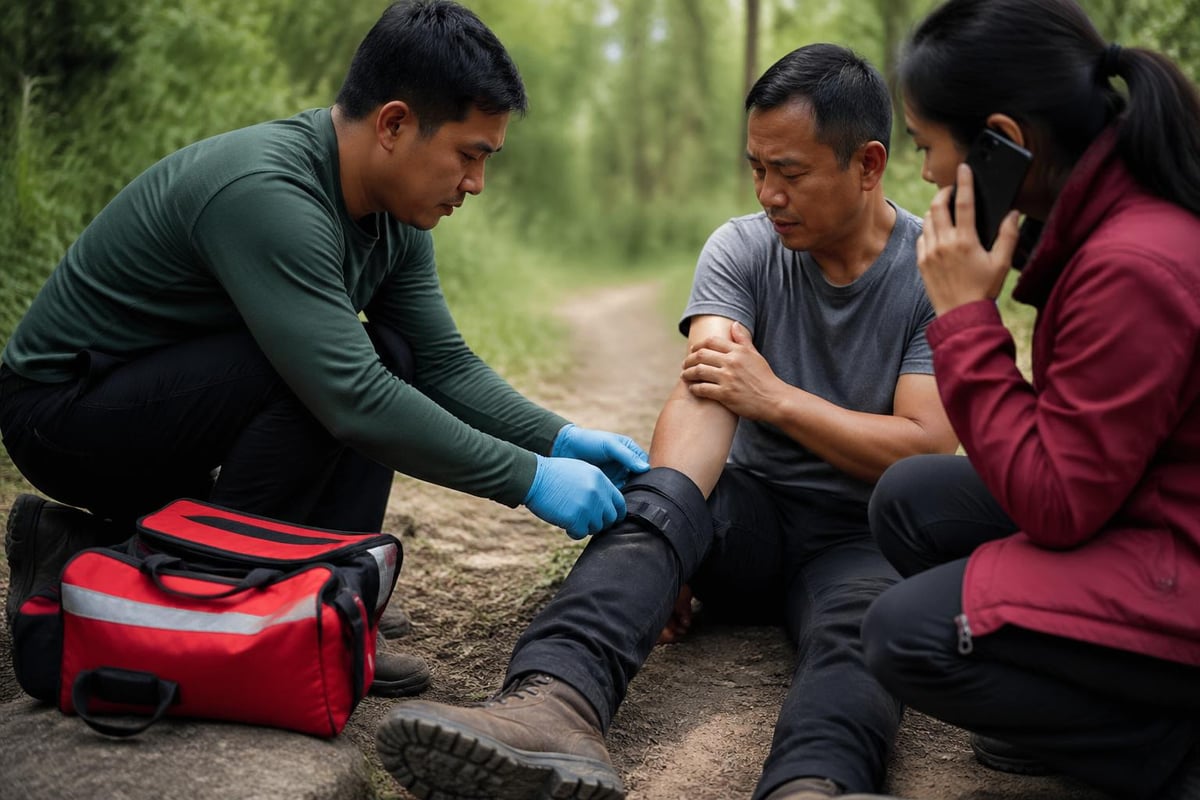 Proper snakebite first aid steps