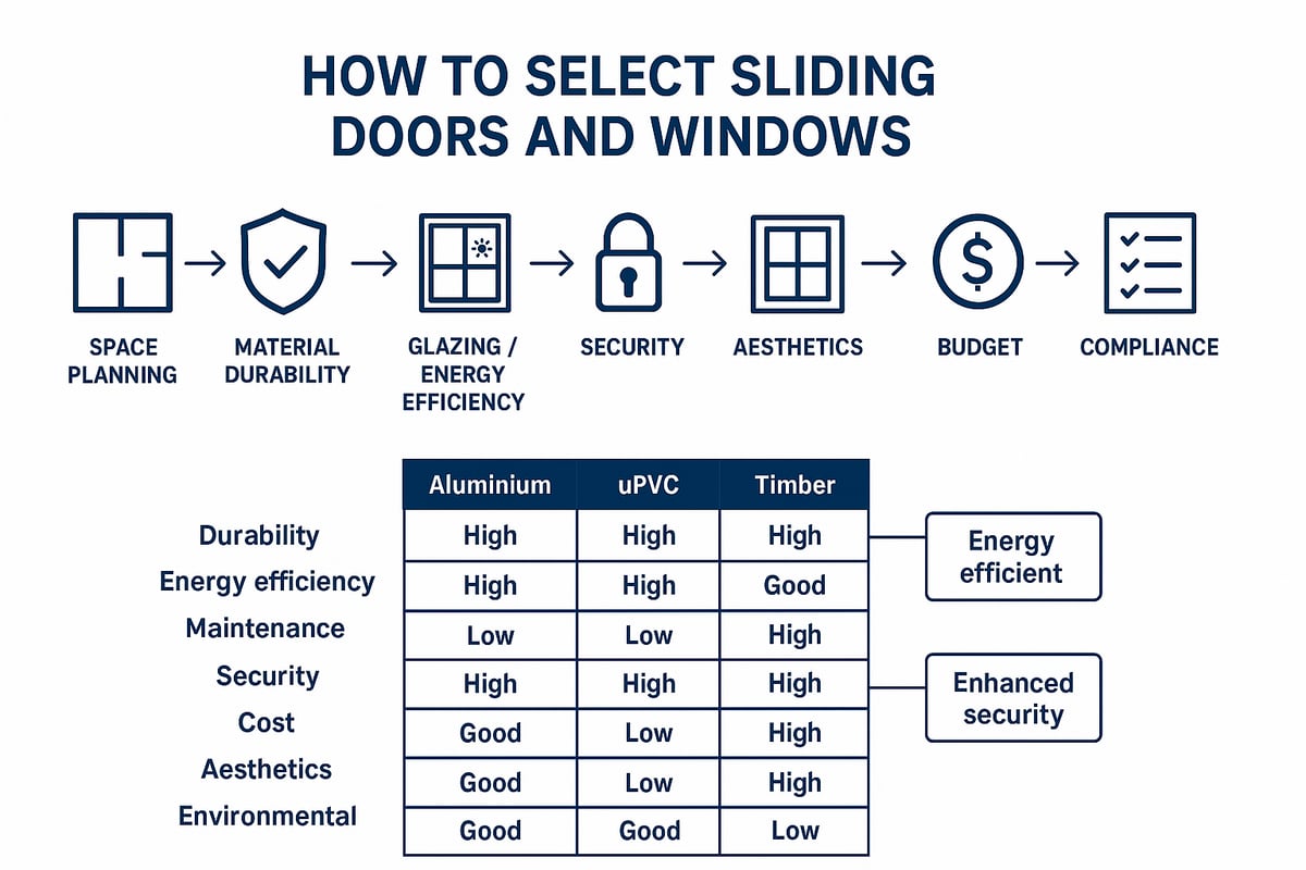Key Considerations When Choosing Sliding Doors and Windows