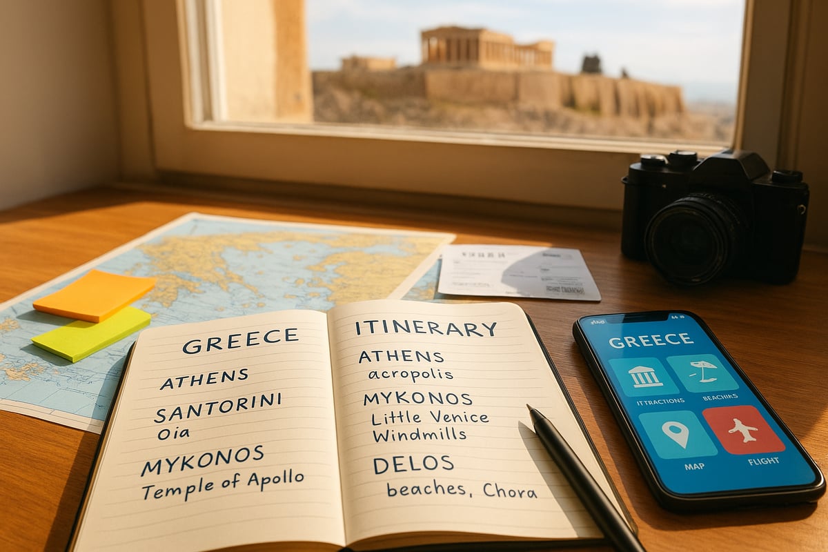 Step-by-Step Greece Travel Planning Process