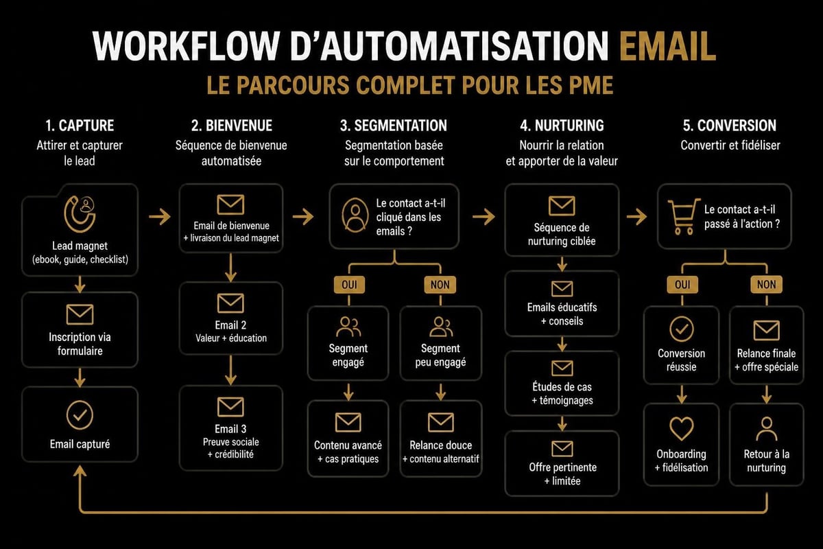 Email marketing automation workflow