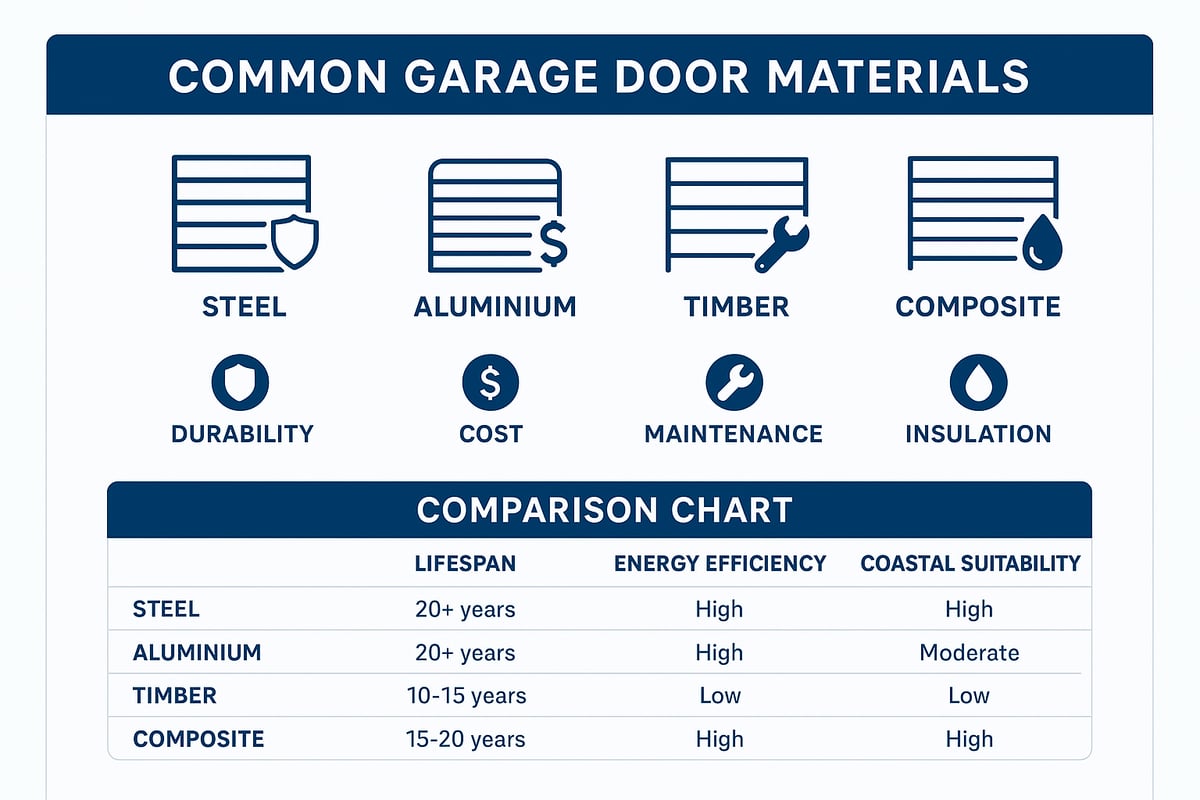 Choosing the Right Garage Door Material & Finish