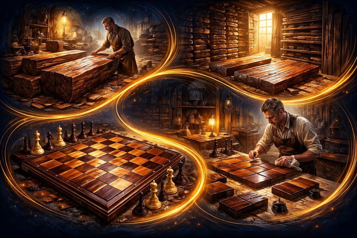 Premium chess board materials