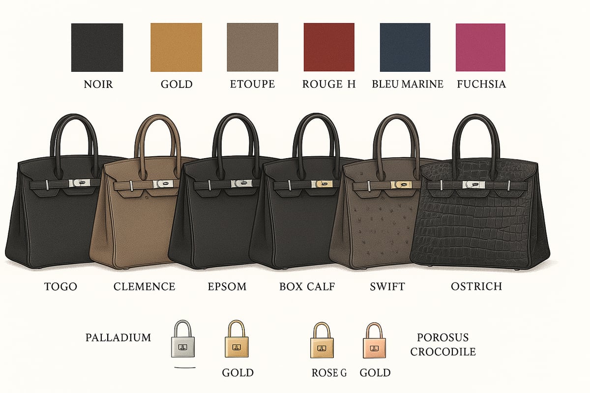 Materials, Colours & Hardware: Choosing Your Birkin 35