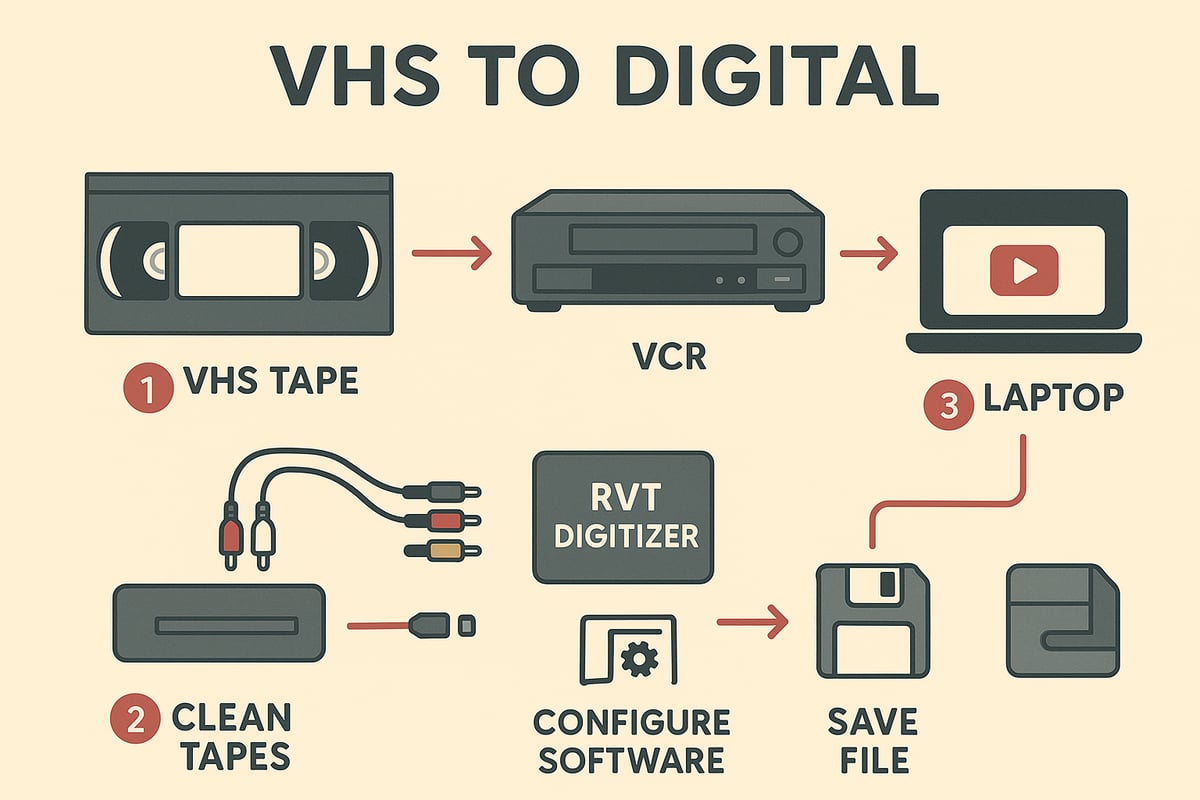 Step-by-Step Process: Converting VHS Tapes to Digital