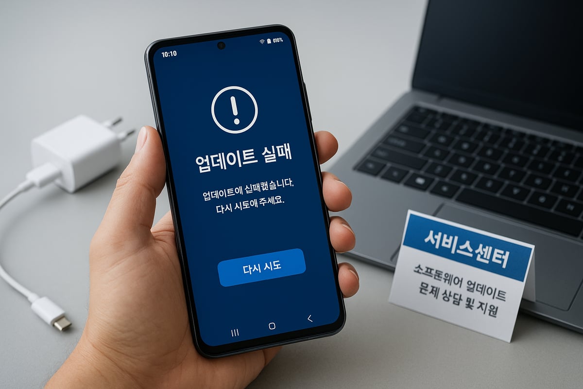 갤럭시 보안 업데이트 실패 및 오류 대처법