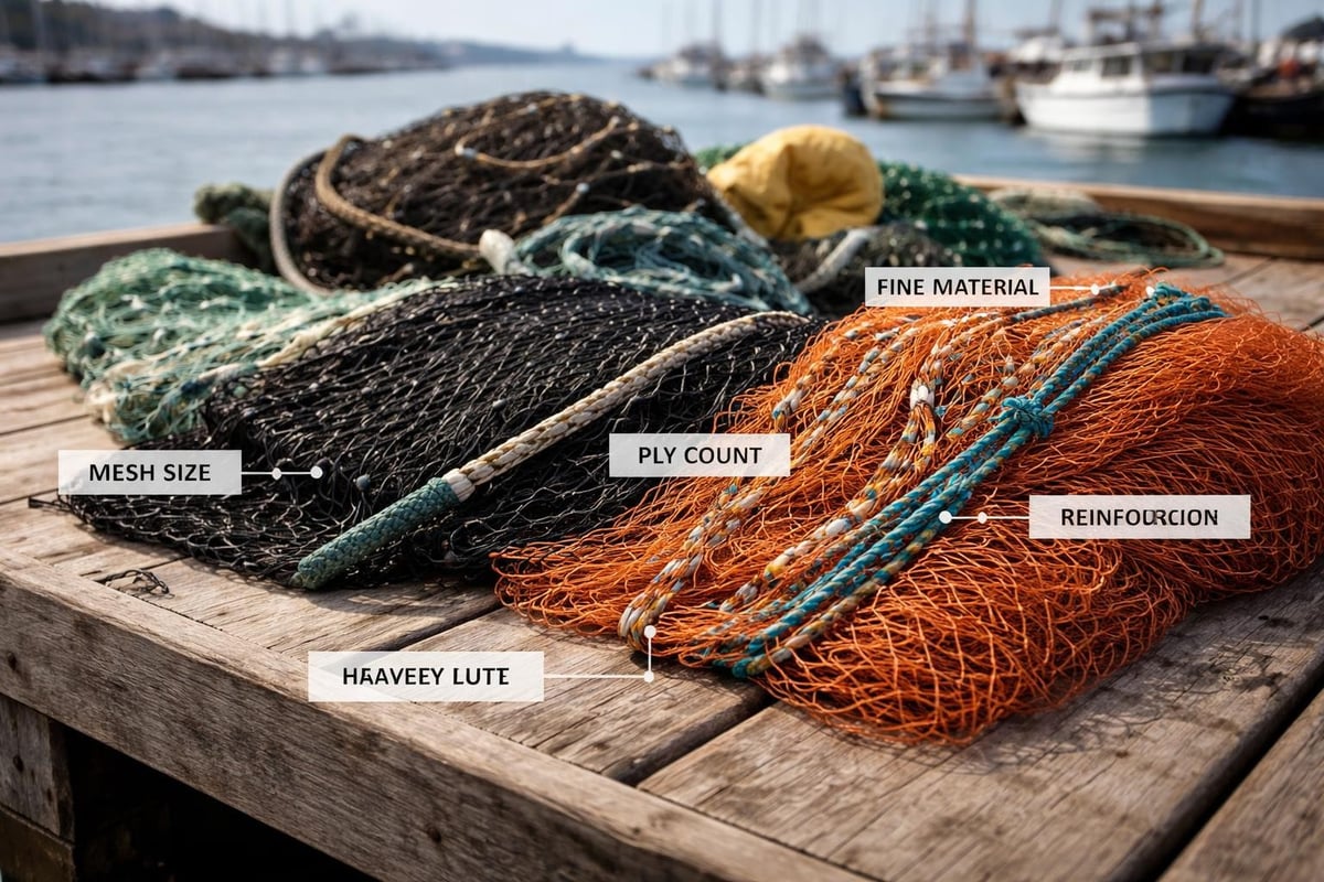Fishing net specifications