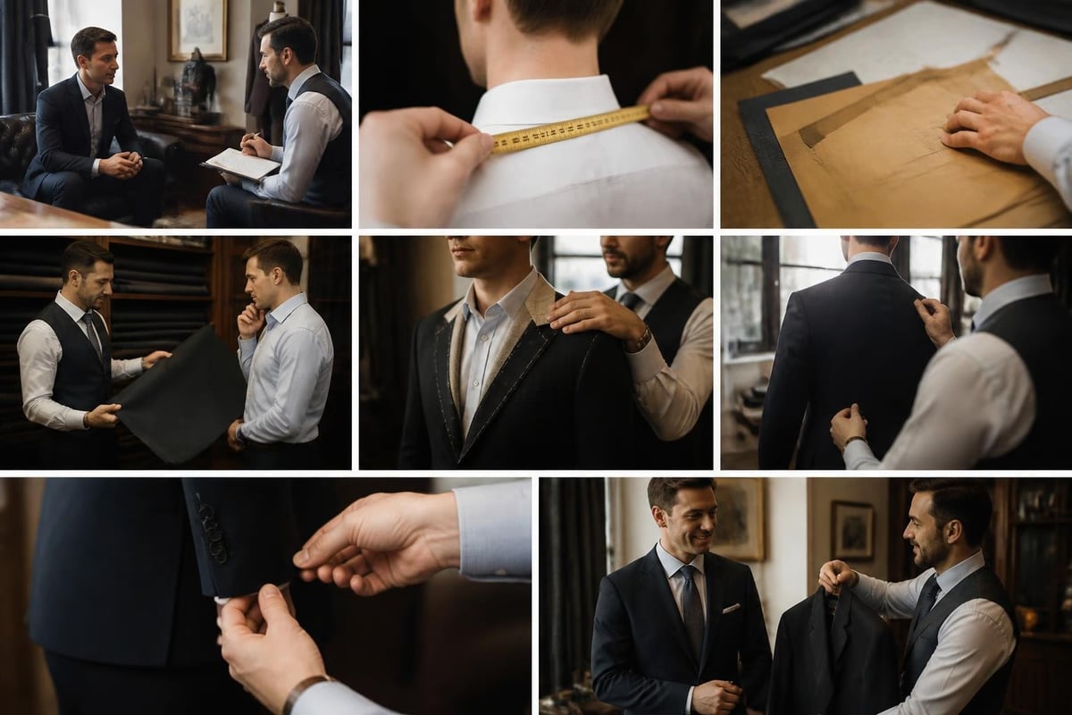 Bespoke tailoring process workflow