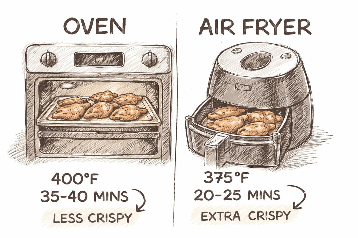 Cooking methods comparison