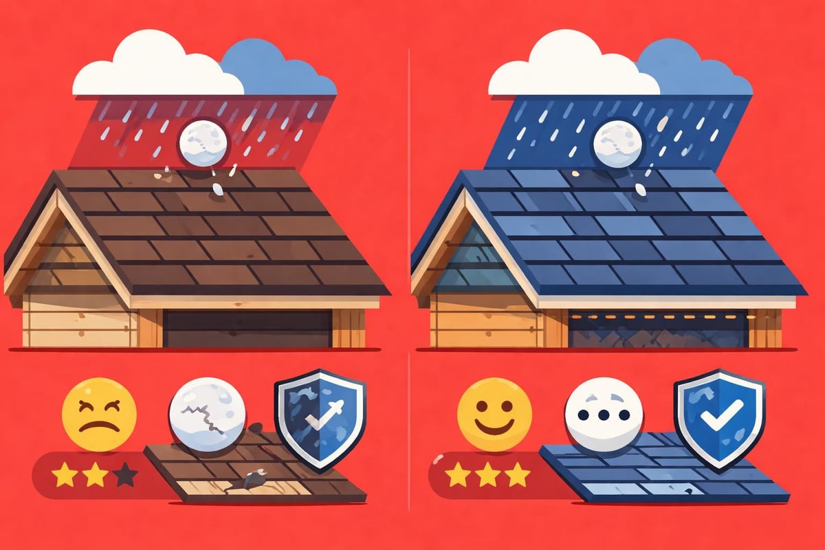 Impact-resistant roofing