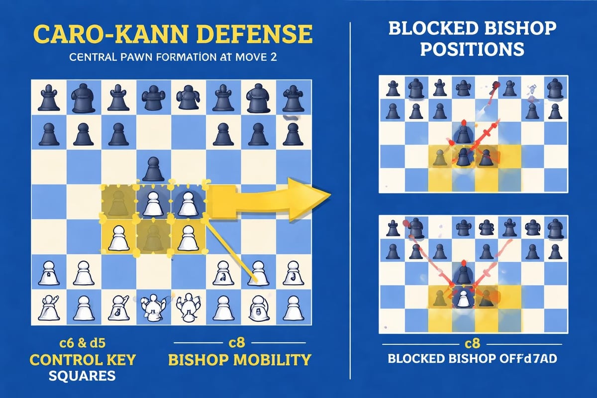 Caro Kann pawn structure advantages