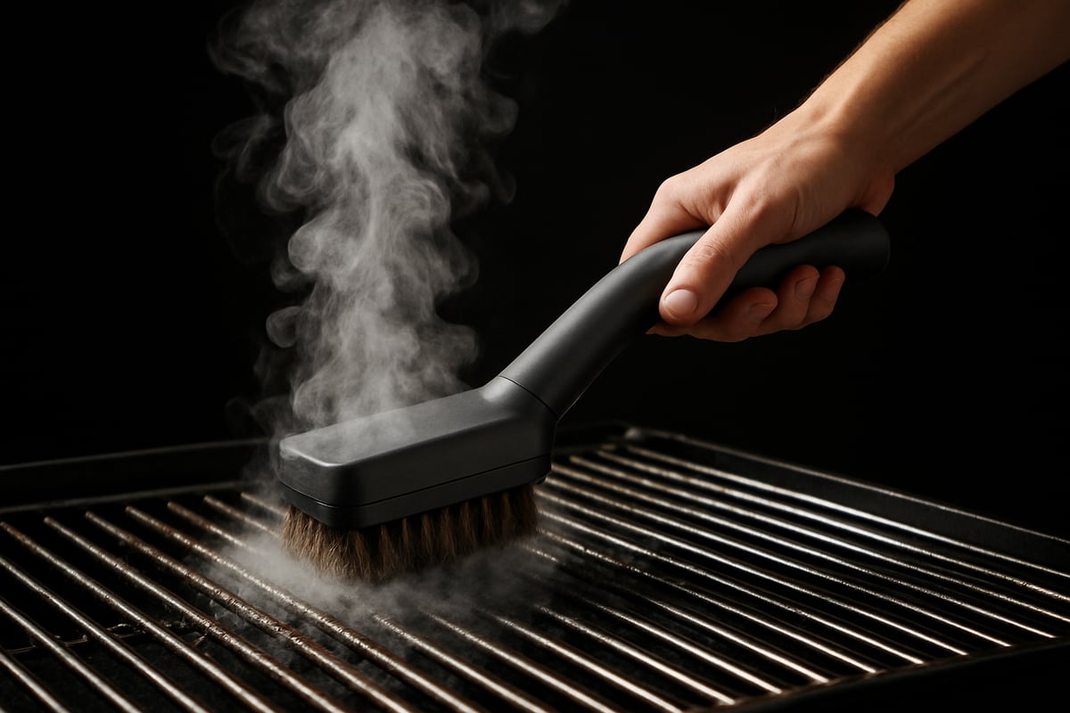 Why Choose a Steam Cleaning Grill Brush?