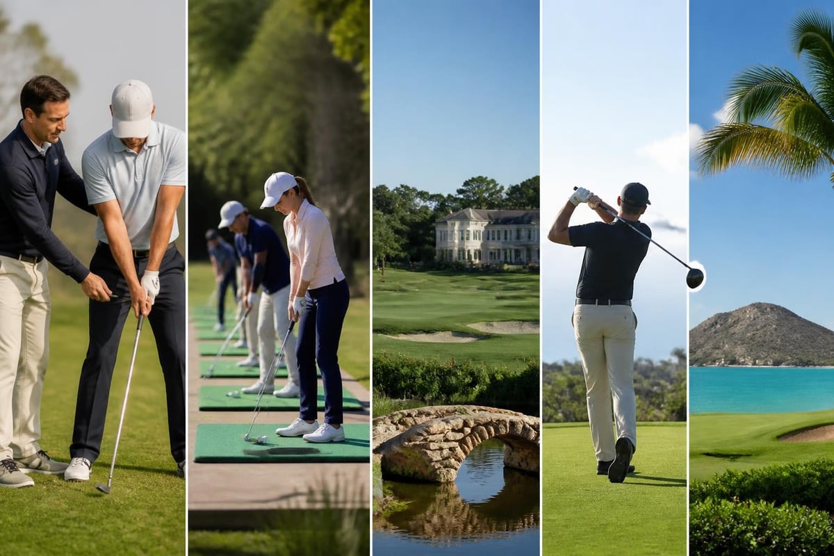 Golf experience gift options