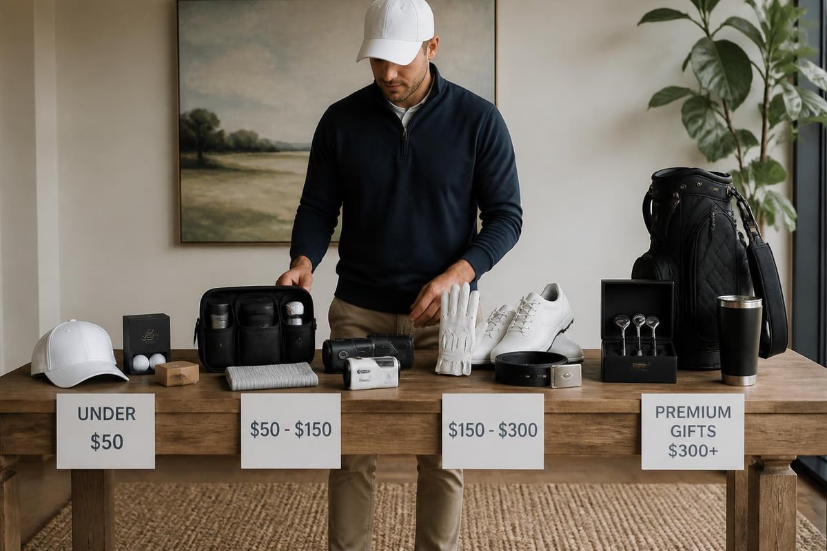 Golf gift budget categories