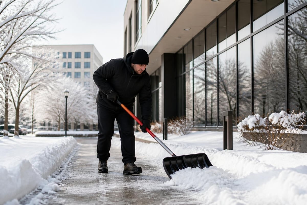 Commercial snow clearing service capabilities