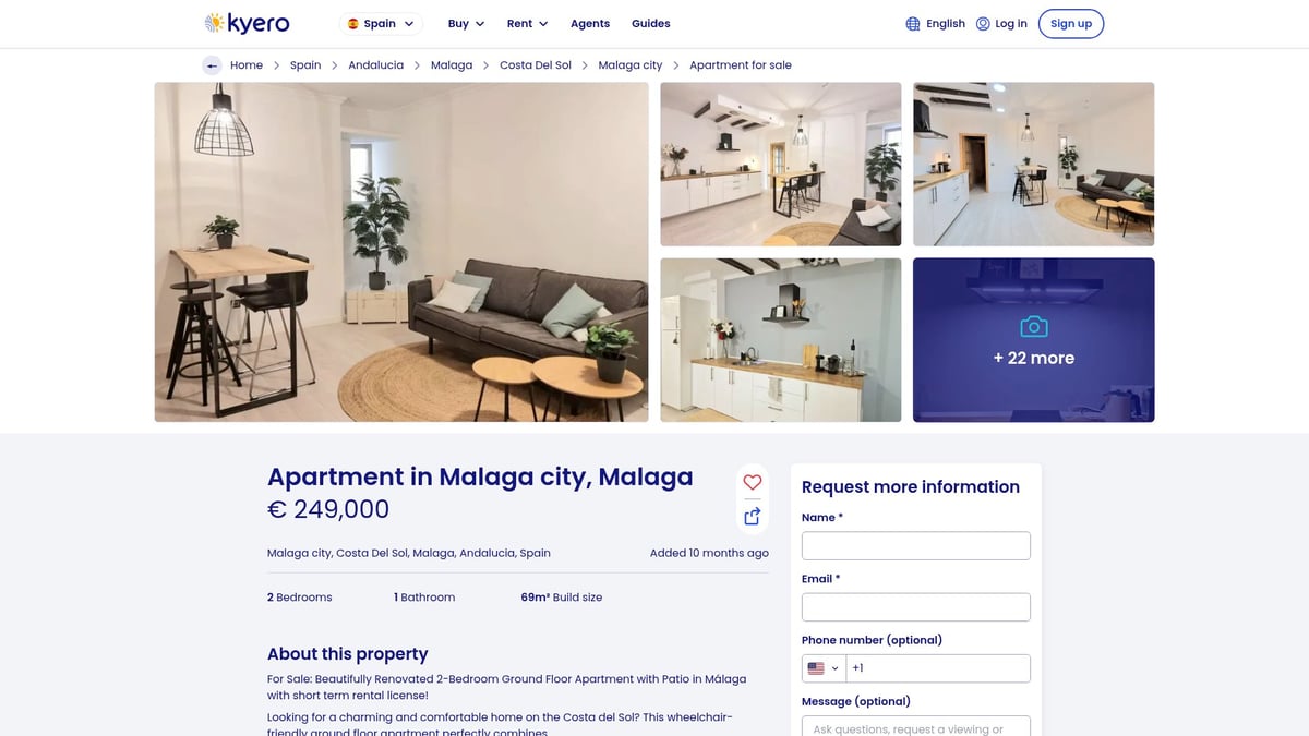 7 Best Property For Sale Malaga City Picks in 2026 - Renovated 2-Bedroom Apartment with Patio & Rental Licence