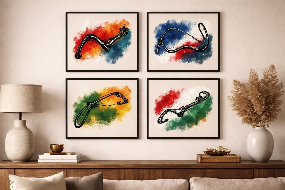 Circuit maps as wall art