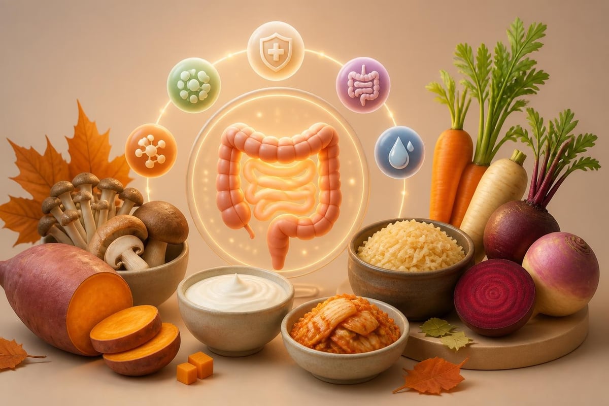 秋の腸活食材