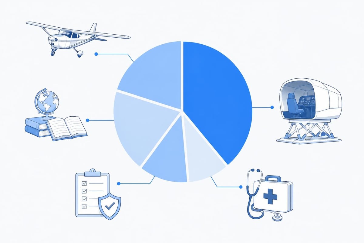 EASA commercial pilot licence cost breakdown