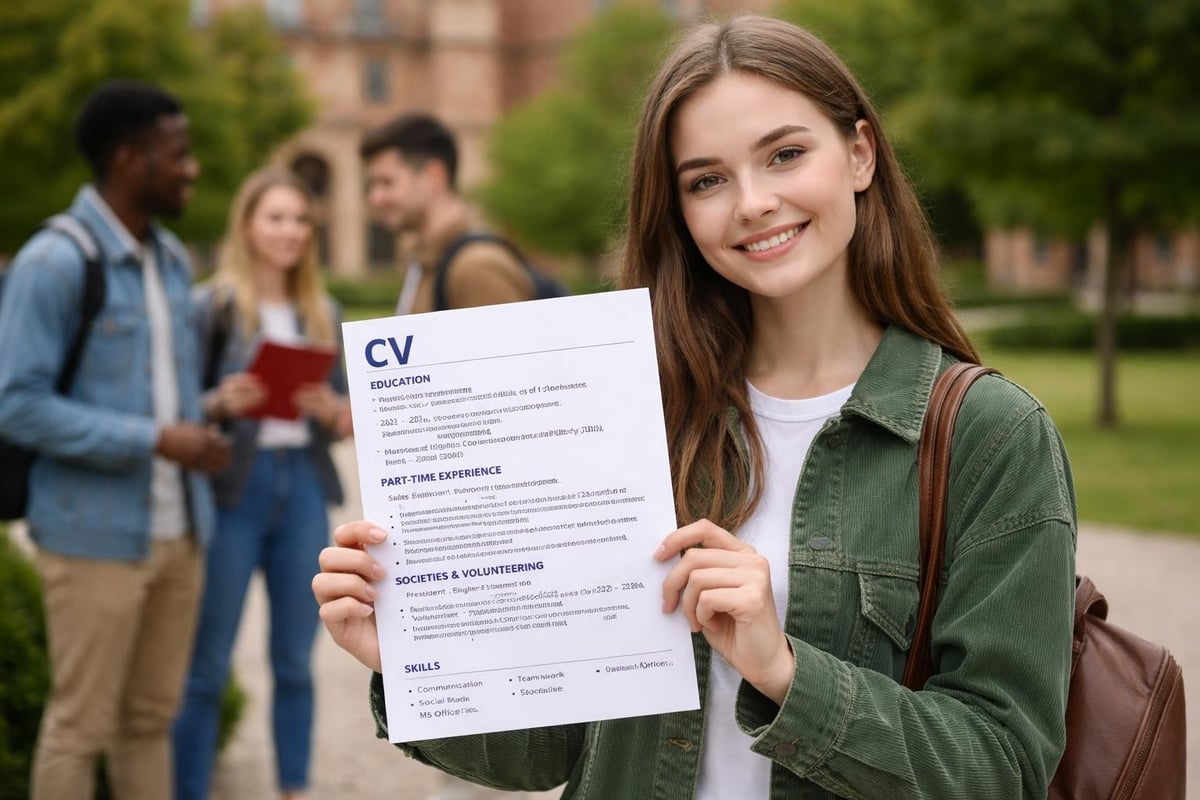 Student CV structure