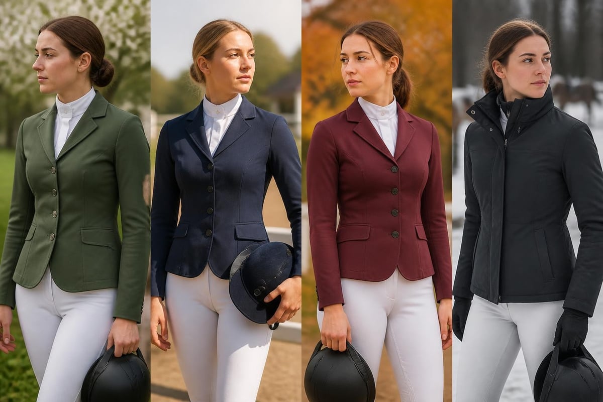 Show jumping jacket weather performance
