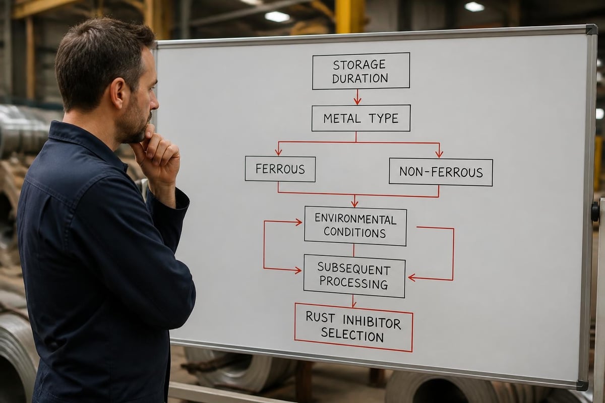 Rust inhibitor selection factors