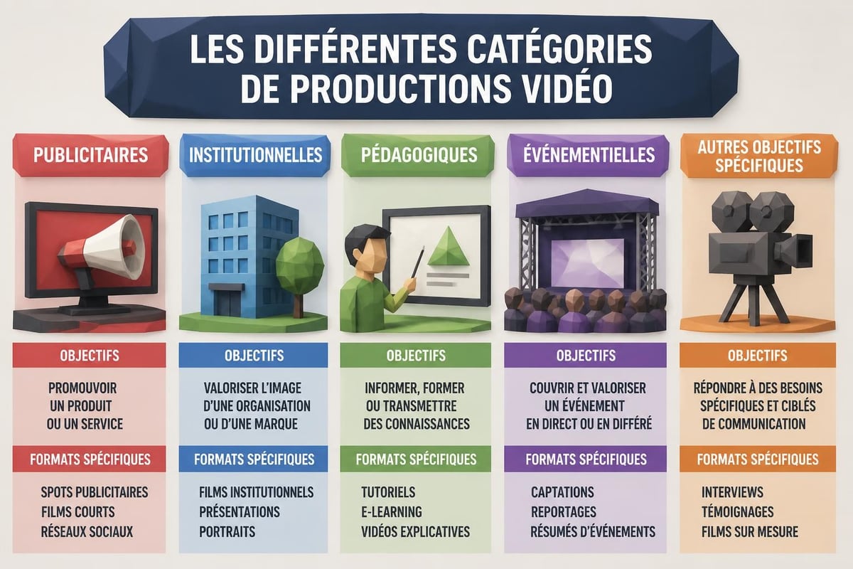 Types de contenus audiovisuels