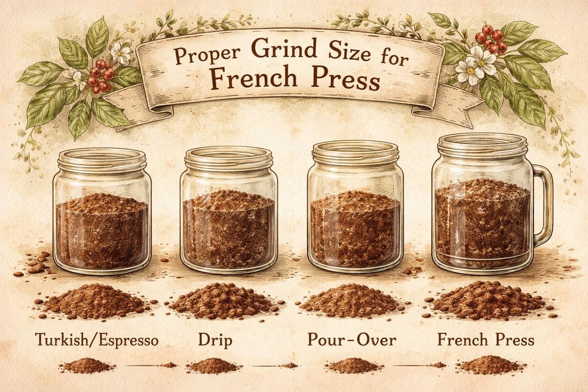 Coffee ground coarseness