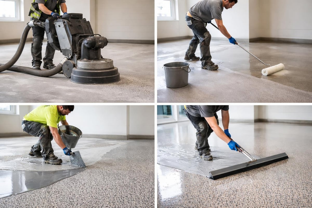 Resinous Floors for Commercial & Industrial Spaces - Superior Concrete ...