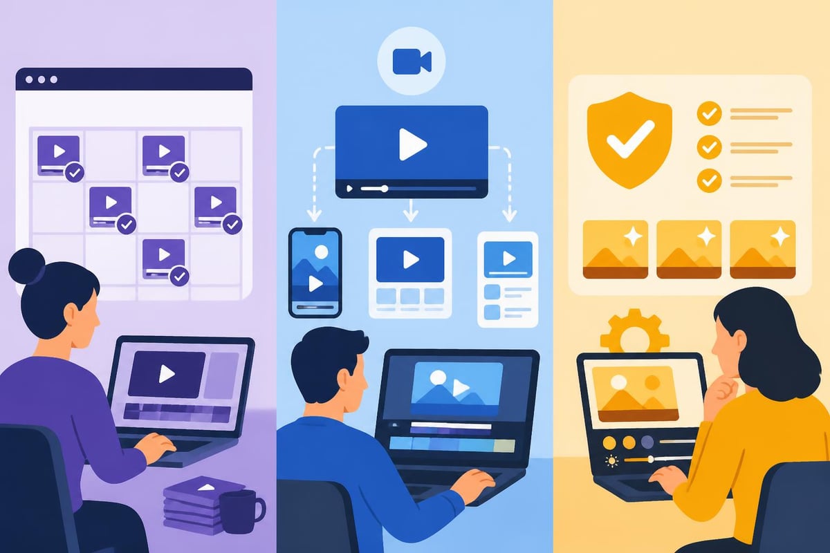 Different creator workflows