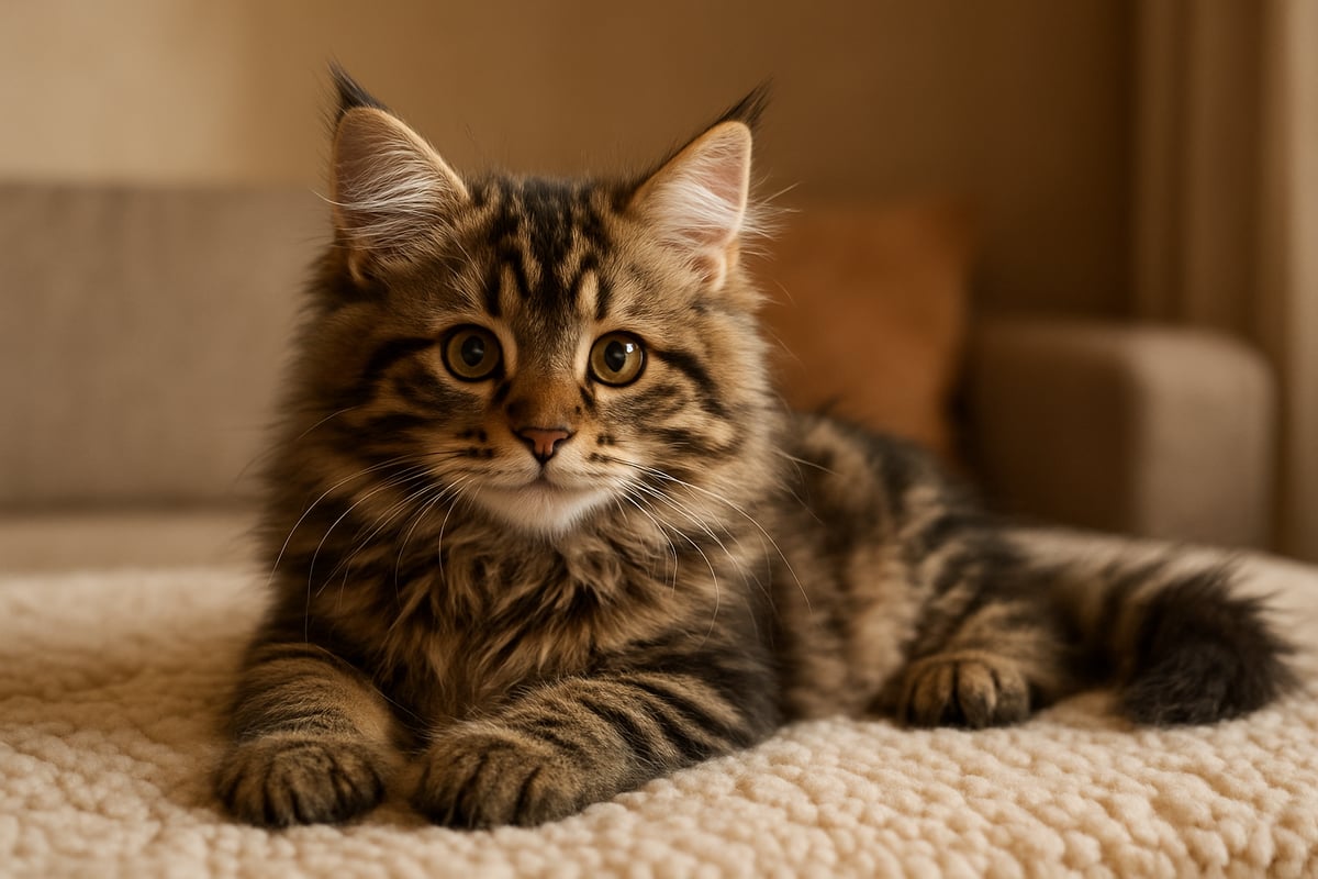 Pawtounes - Guide Complet du Chaton Tigré Poil Long en 2026 - Origines et caractéristiques du chaton tigré poil long