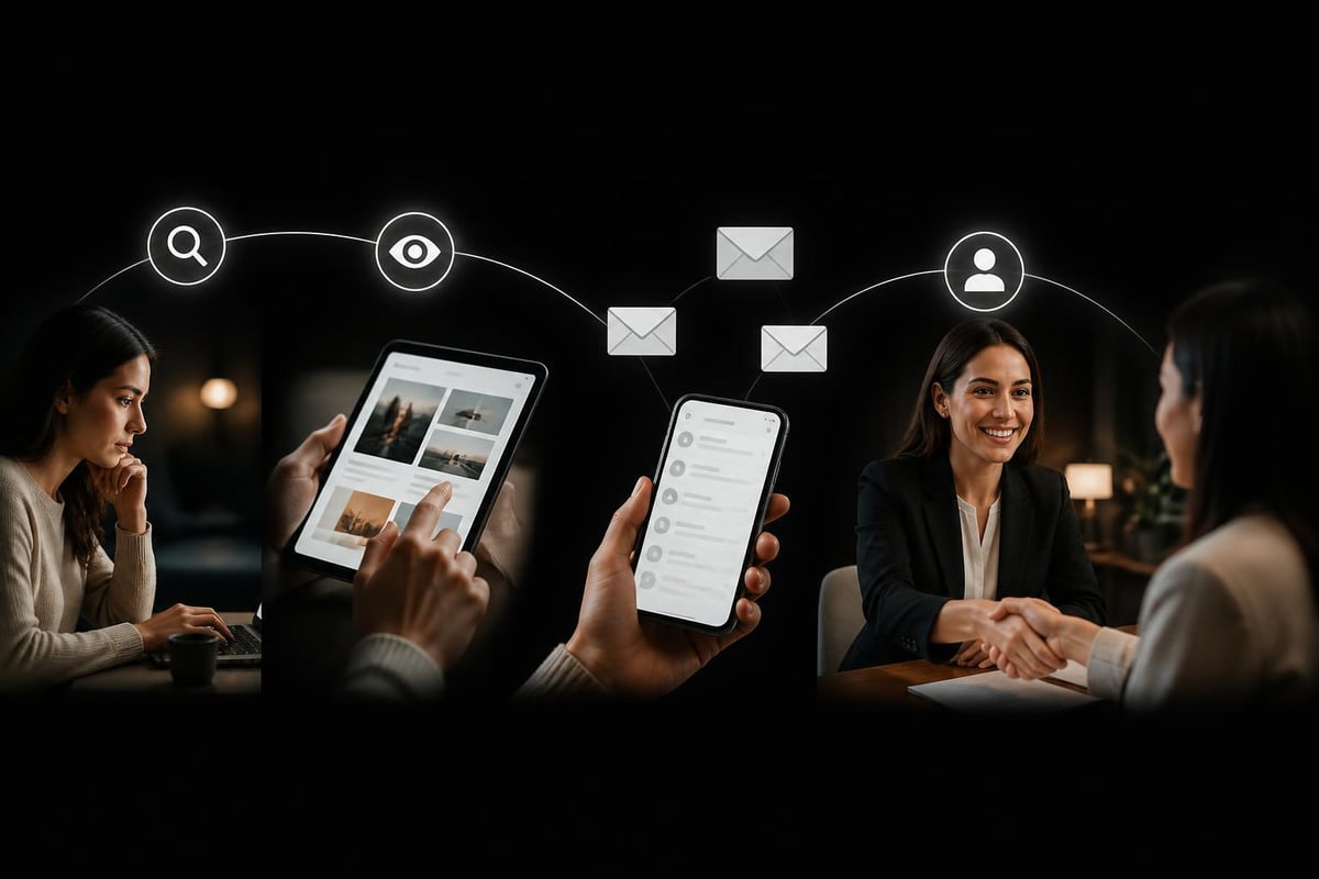 Digital marketing funnel for insurance agents