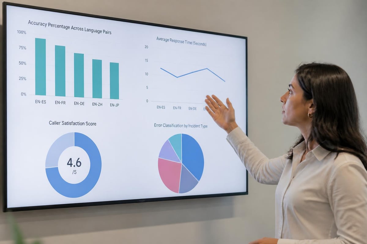 Quality assurance dashboard