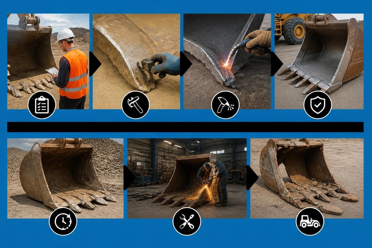 Hardfacing maintenance cycle