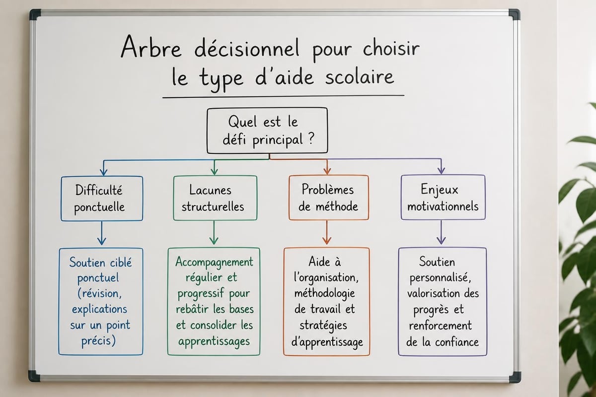 Critères de choix d'aide scolaire